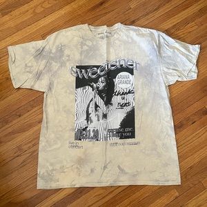 Ariana Grande Sweetener Tour Tie Dye Oversize Tshirt XXL